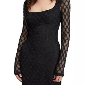 Bardot Black Lace Dress